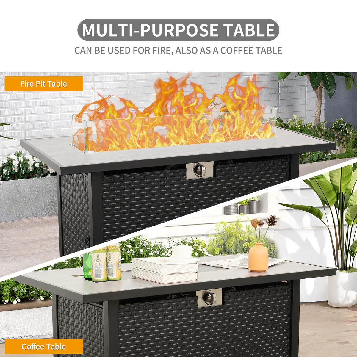 Propane Fire Pit Table