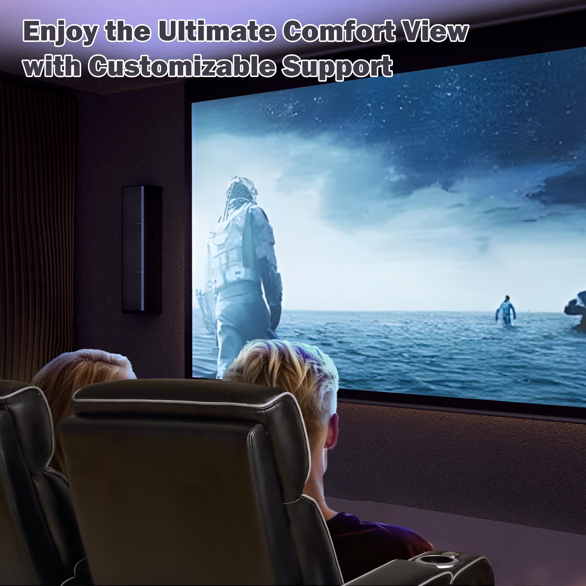 Power Reclining Home Theater Sofa