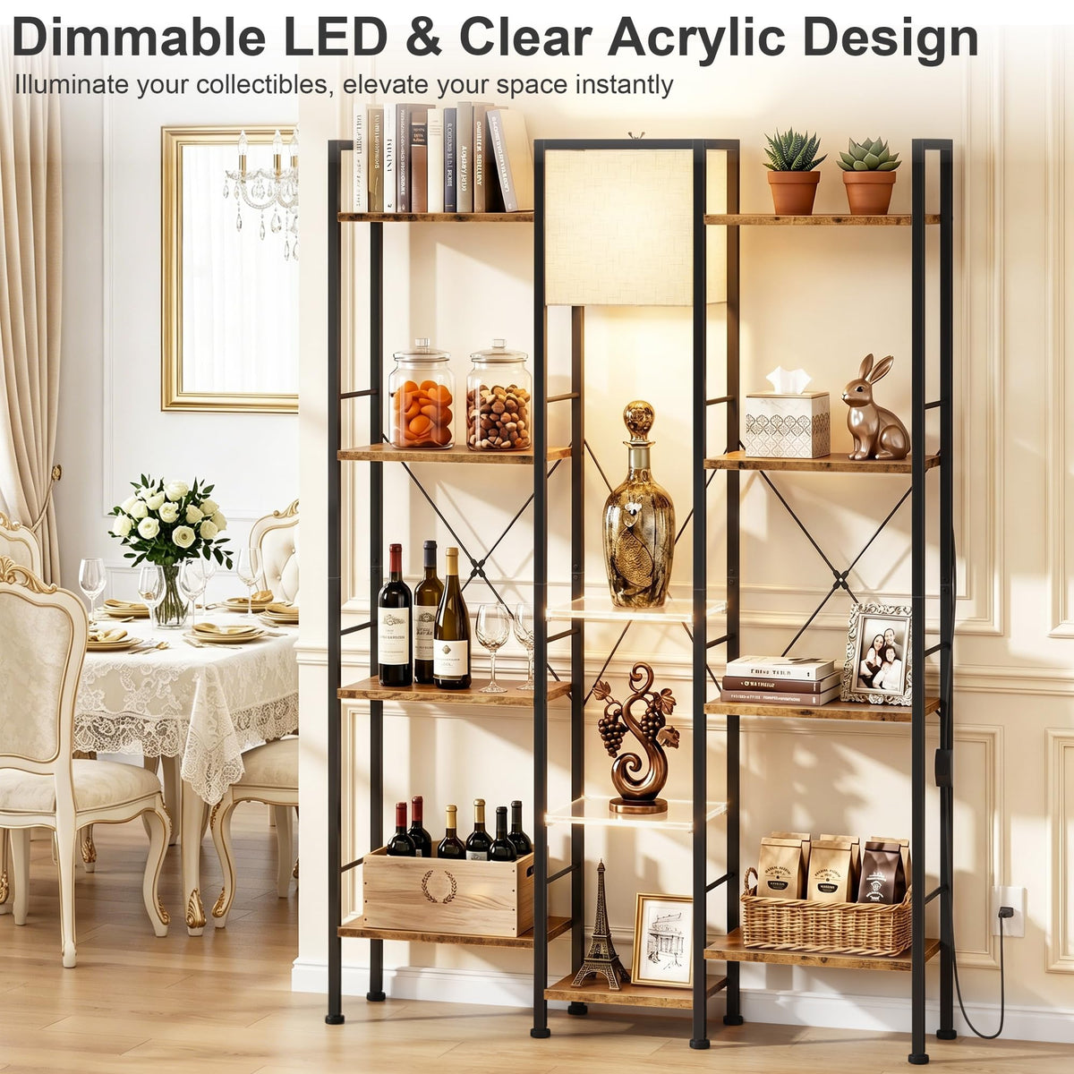 Triple LED Bookshelf