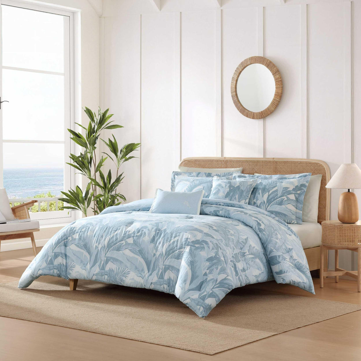 Cotton Palm Comforter Set