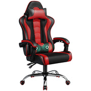 Gaming Chair with Massage Lumbar Support & Headrest
