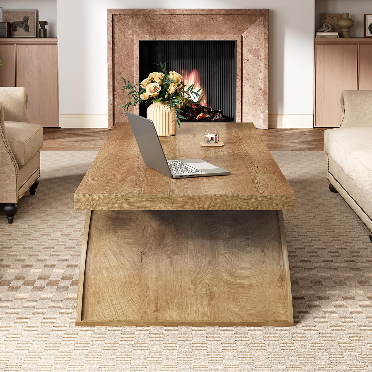 Arched Base Coffee Table