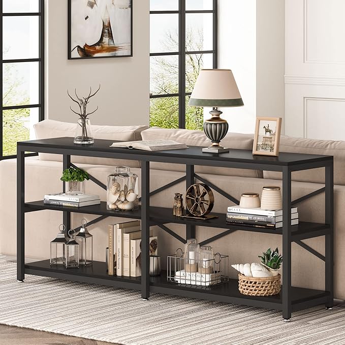 3-Tier Sofa Console Table