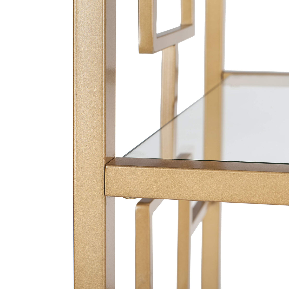 7-Tier Glass Bookshelf