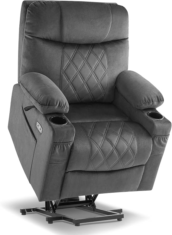 Small Triple Motor Power Lift Recliner Chair with Massage & Heating
