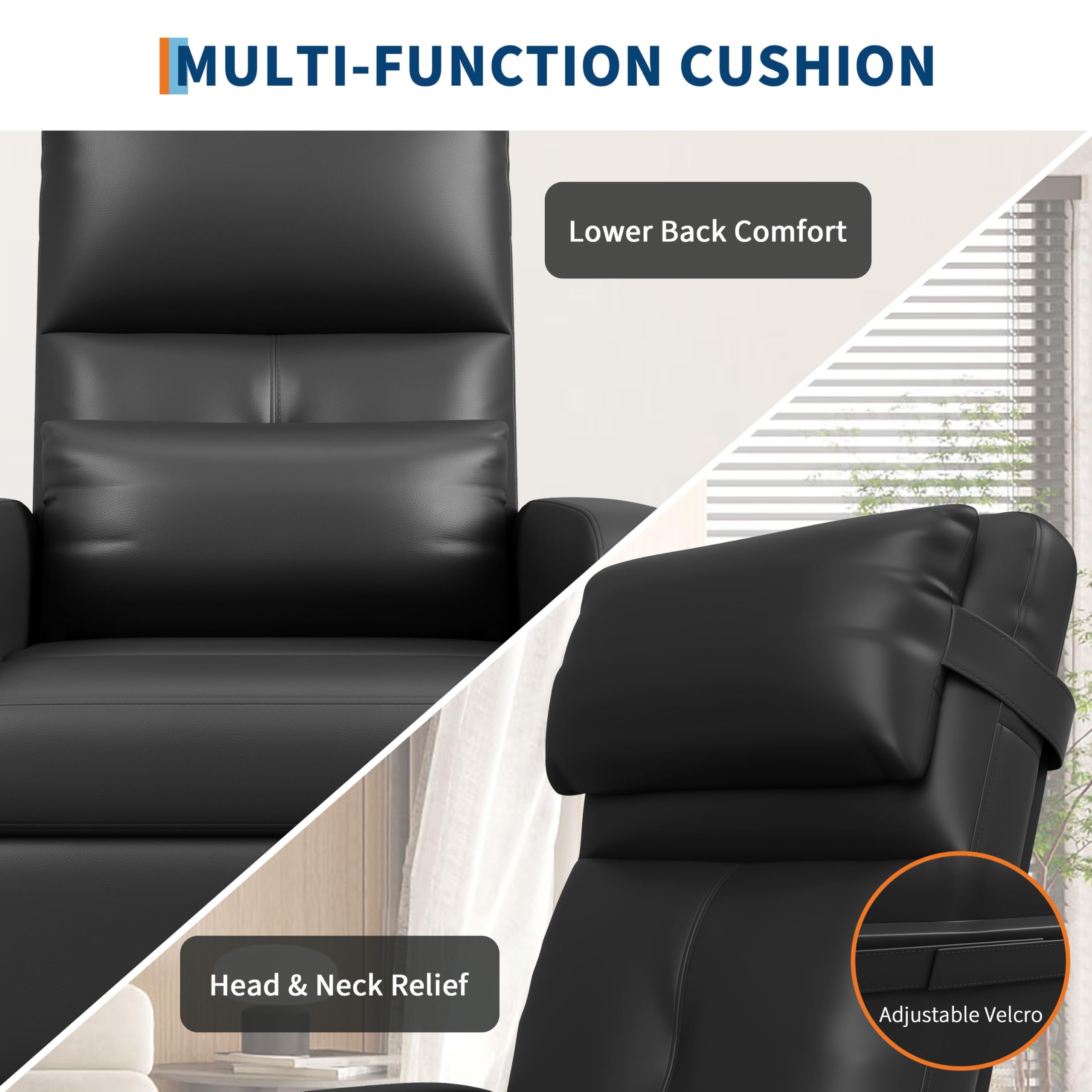 Power Recliner Chair with Massage & Heat
