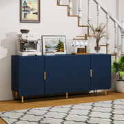 65" Fluted Sideboard Buffet Cabinet with Storage