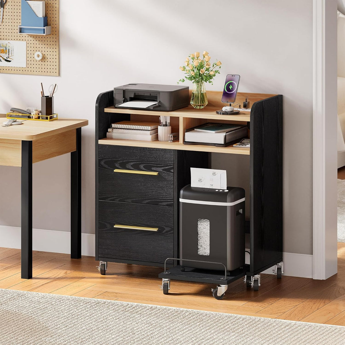 File Cabinet with Charging Station