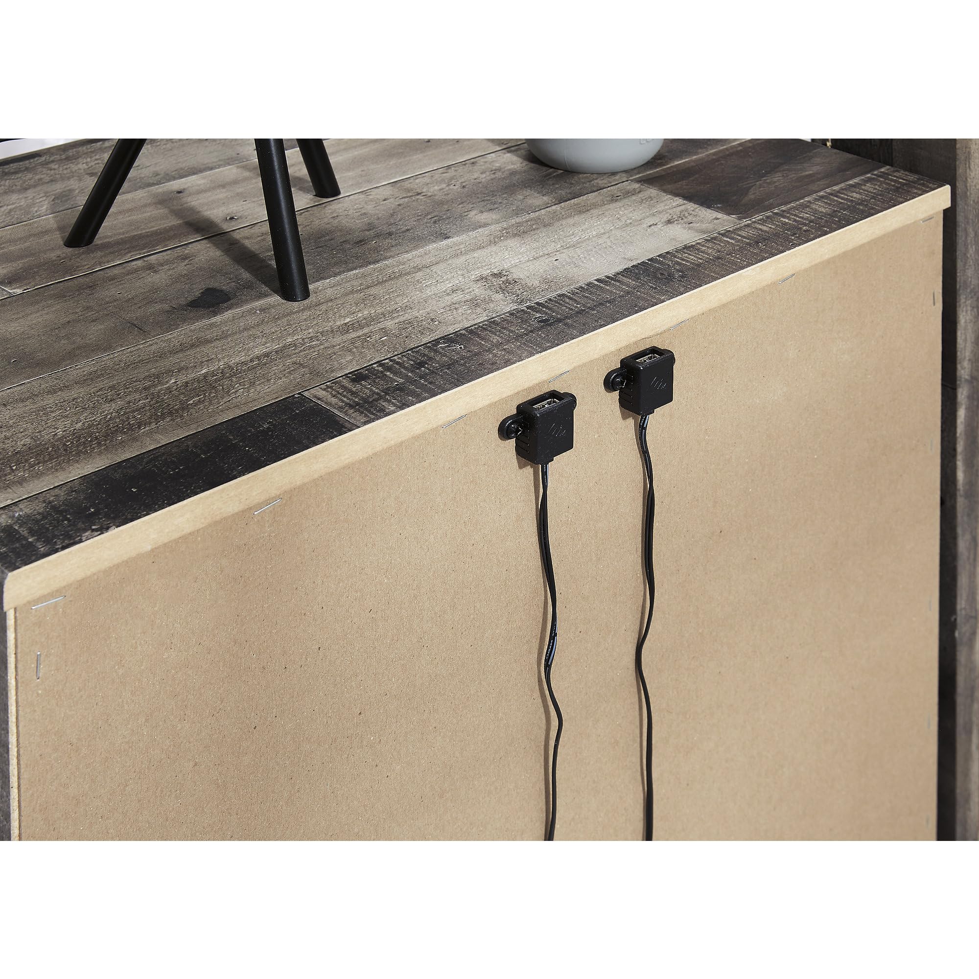 Signature Design by Ashley Derekson Nightstand, Multi Gray