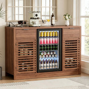 Bar Cabinet with Fridge Space & Wine Rack