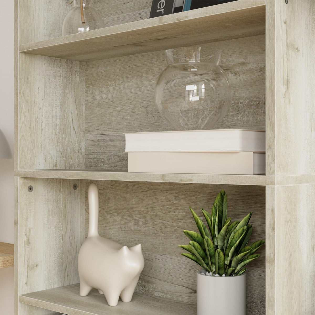 IRONCK Bookshelves and Bookcases Floor Standing 6 Tier Display Storage Shelves 70in Tall Bookcase Home Decor Furniture for Home Office, Living Room, Bed Room