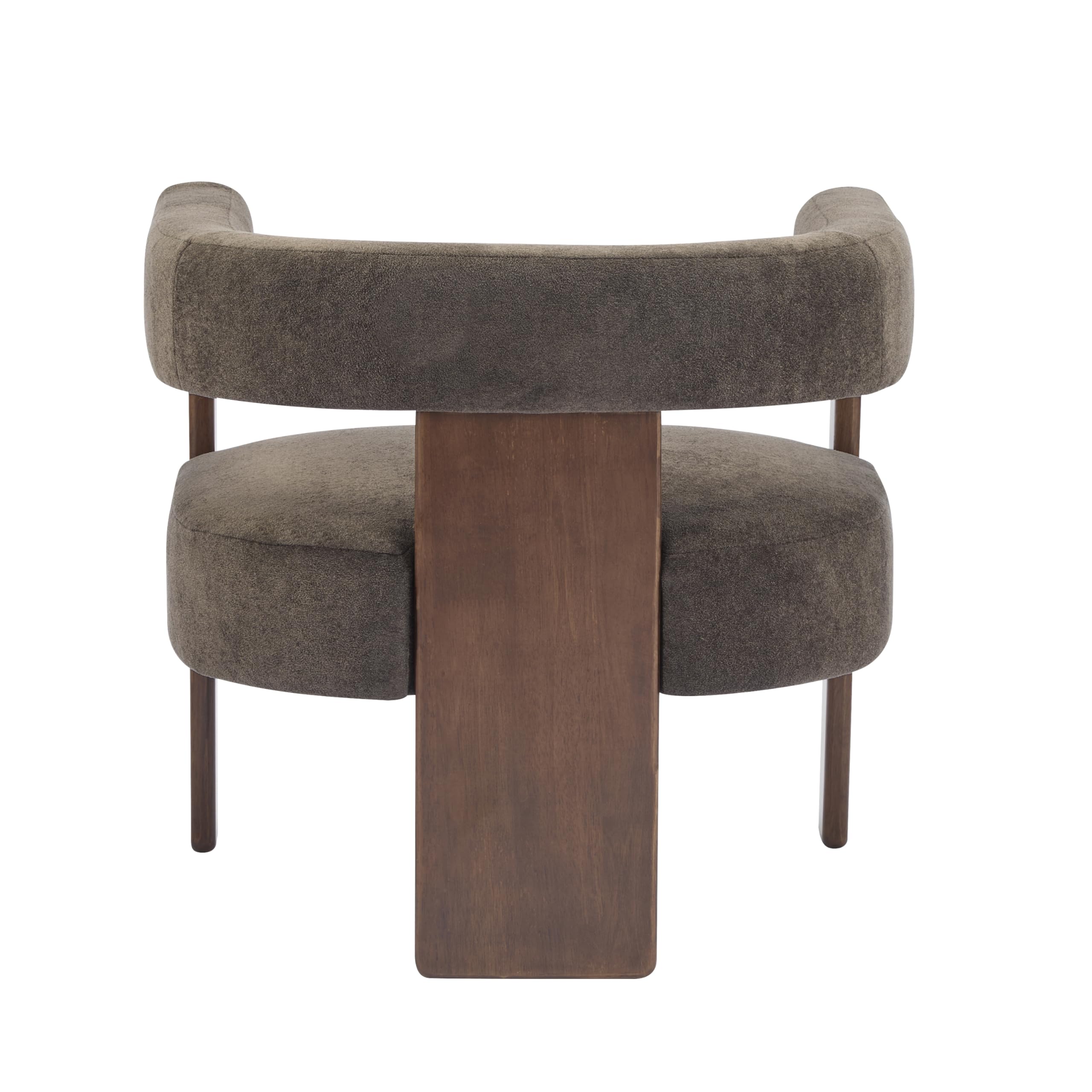 Velvet Barrel Accent Chair