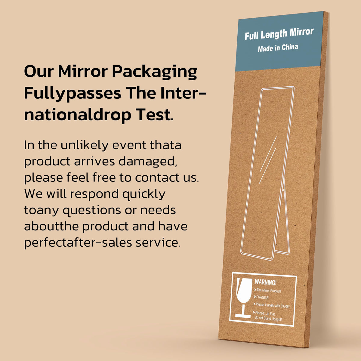 LED Full-Length Floor Mirror