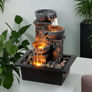 Tabletop Water Fountain with LED Light