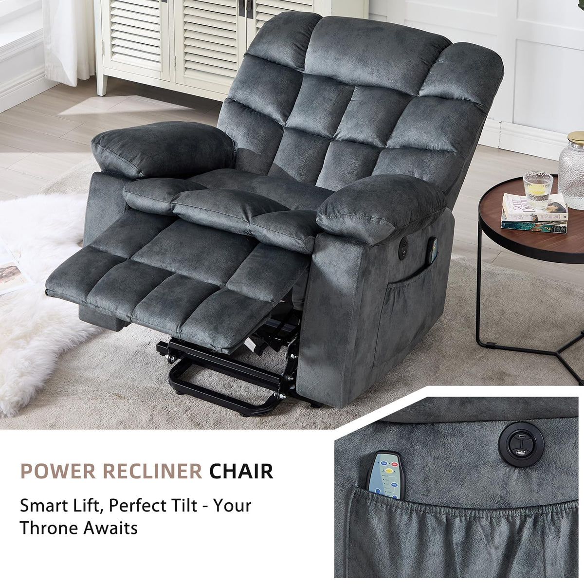 Power Lift Massage Recliner