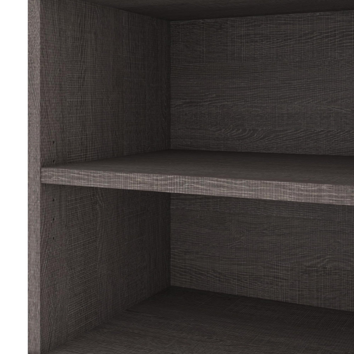 Reversible L-Shaped Desk with Storage