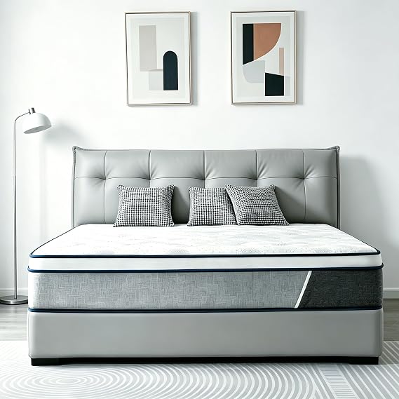Queen & King Hybrid Mattress | Gel Memory Foam & Pocket Coils