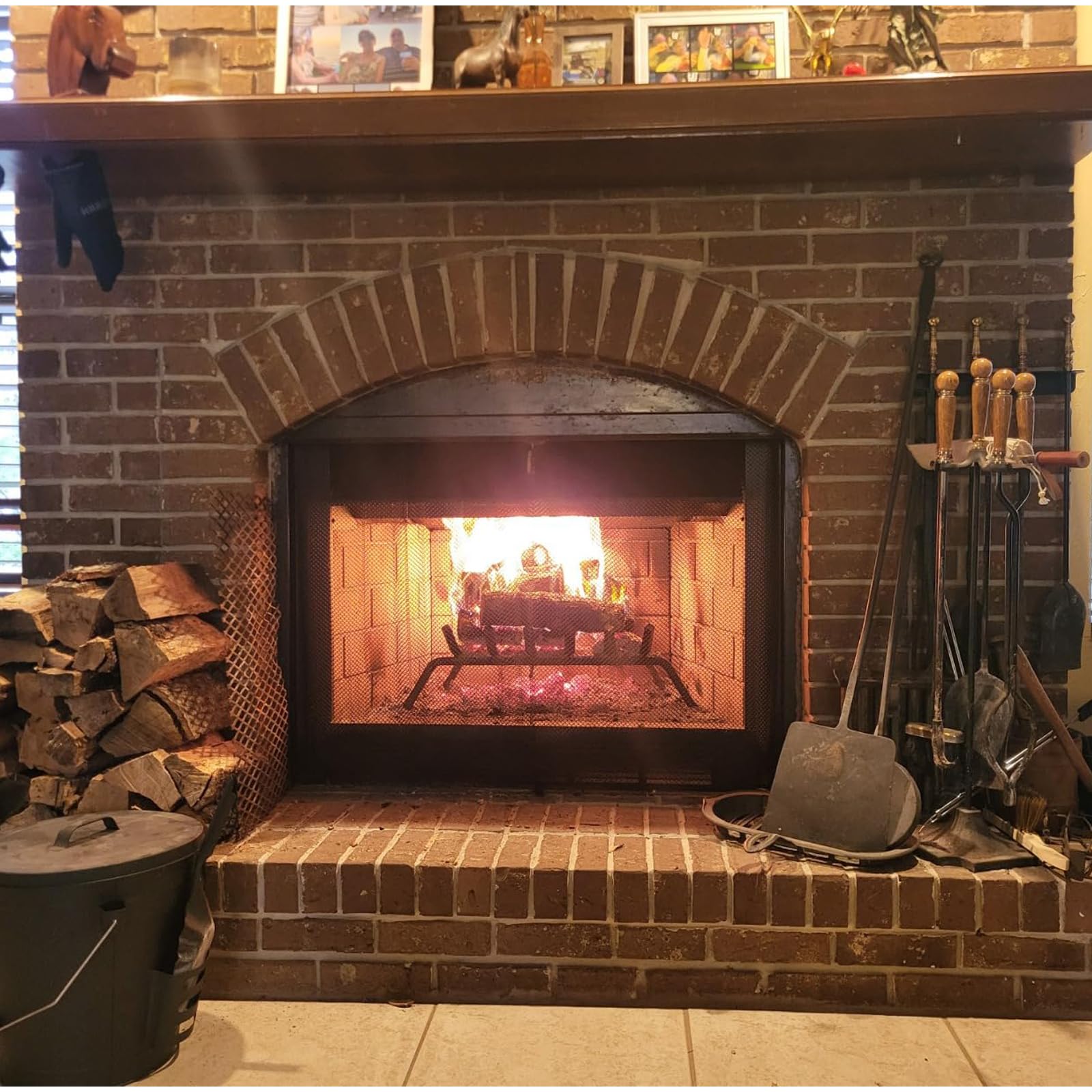 30-Inch Heavy Duty Fireplace Grate