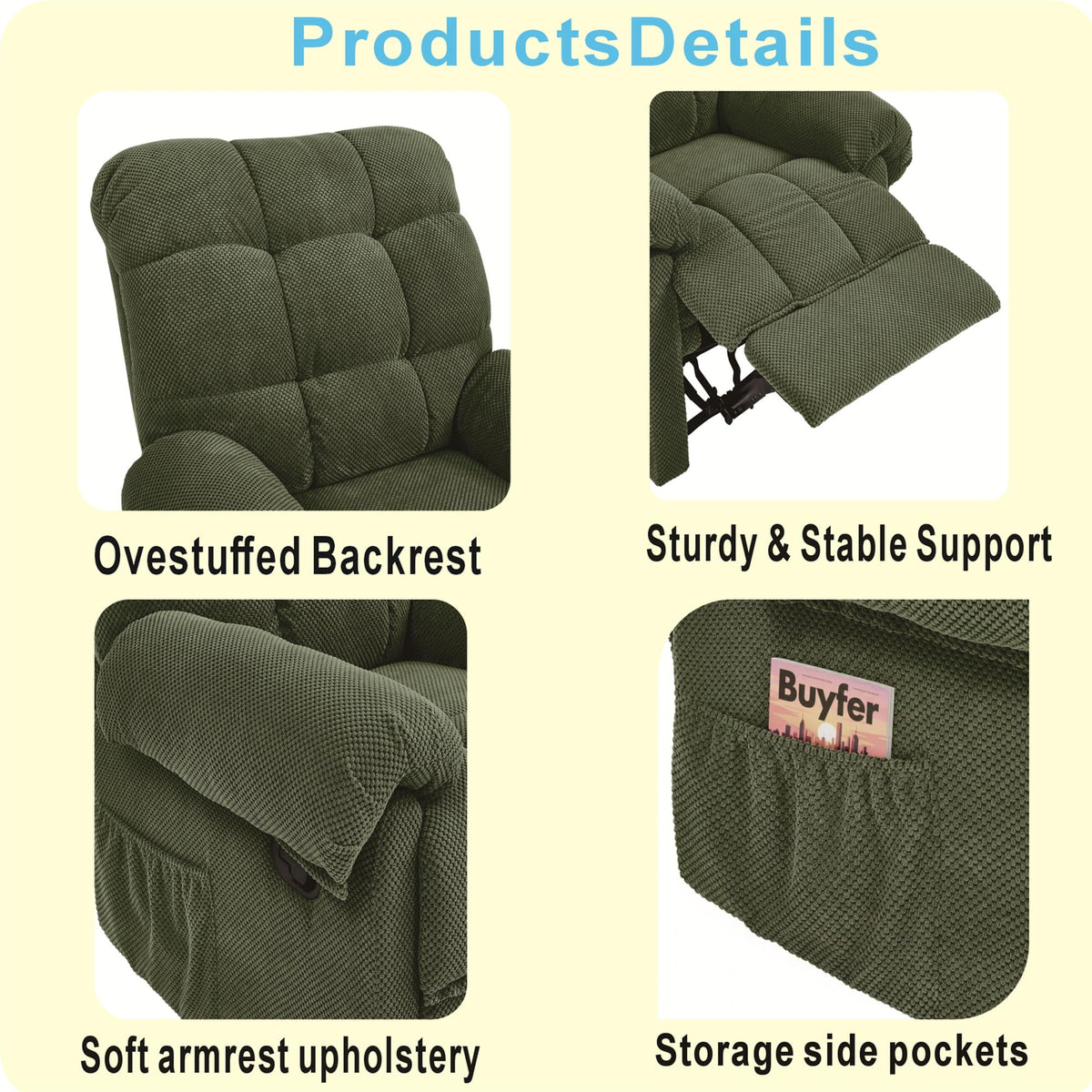 Padded Manual Recliner