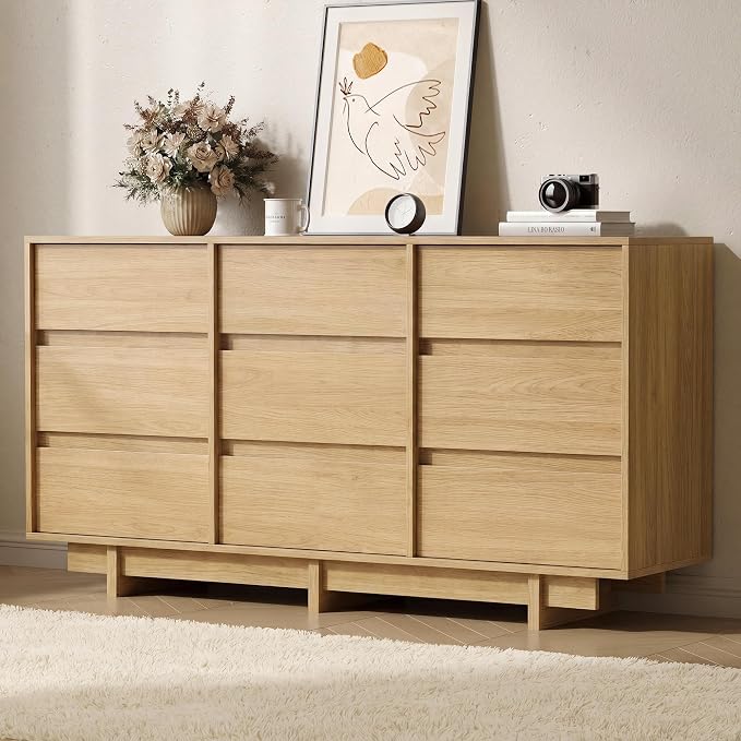 Dresser with Drawers – Walnut & Oak