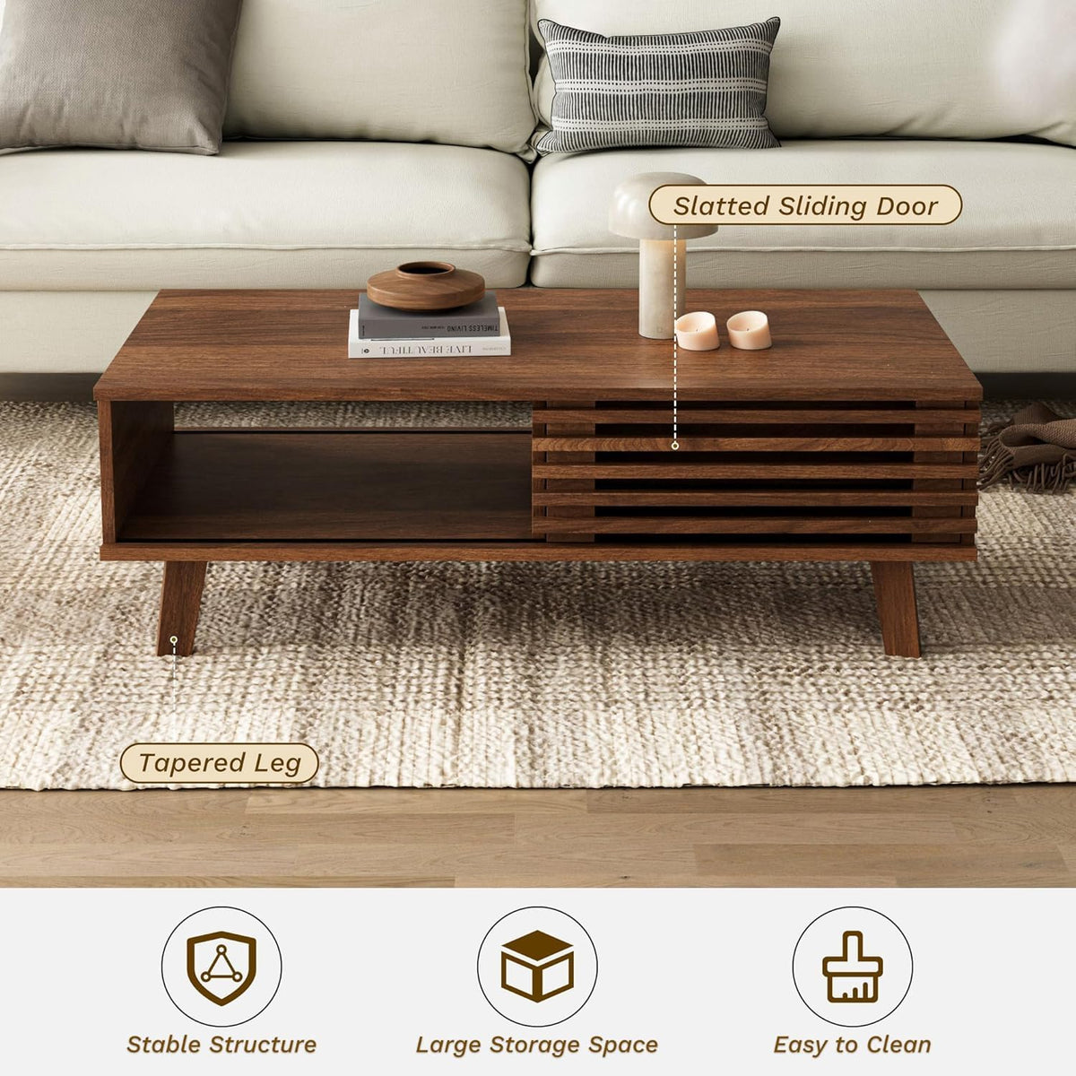 Walnut Coffee and End Table Set