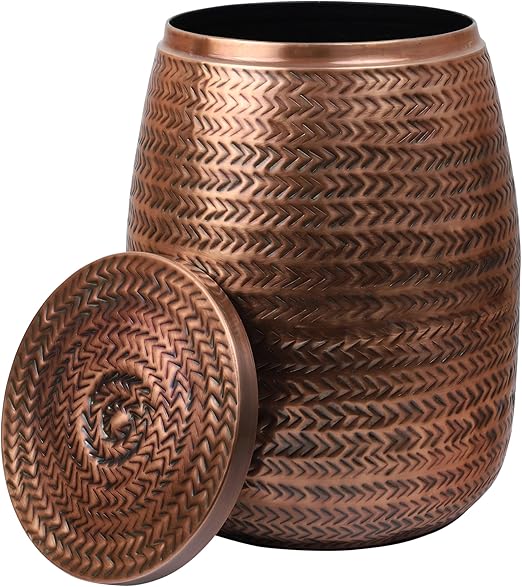 Jasper Metal Drum Storage Side Table