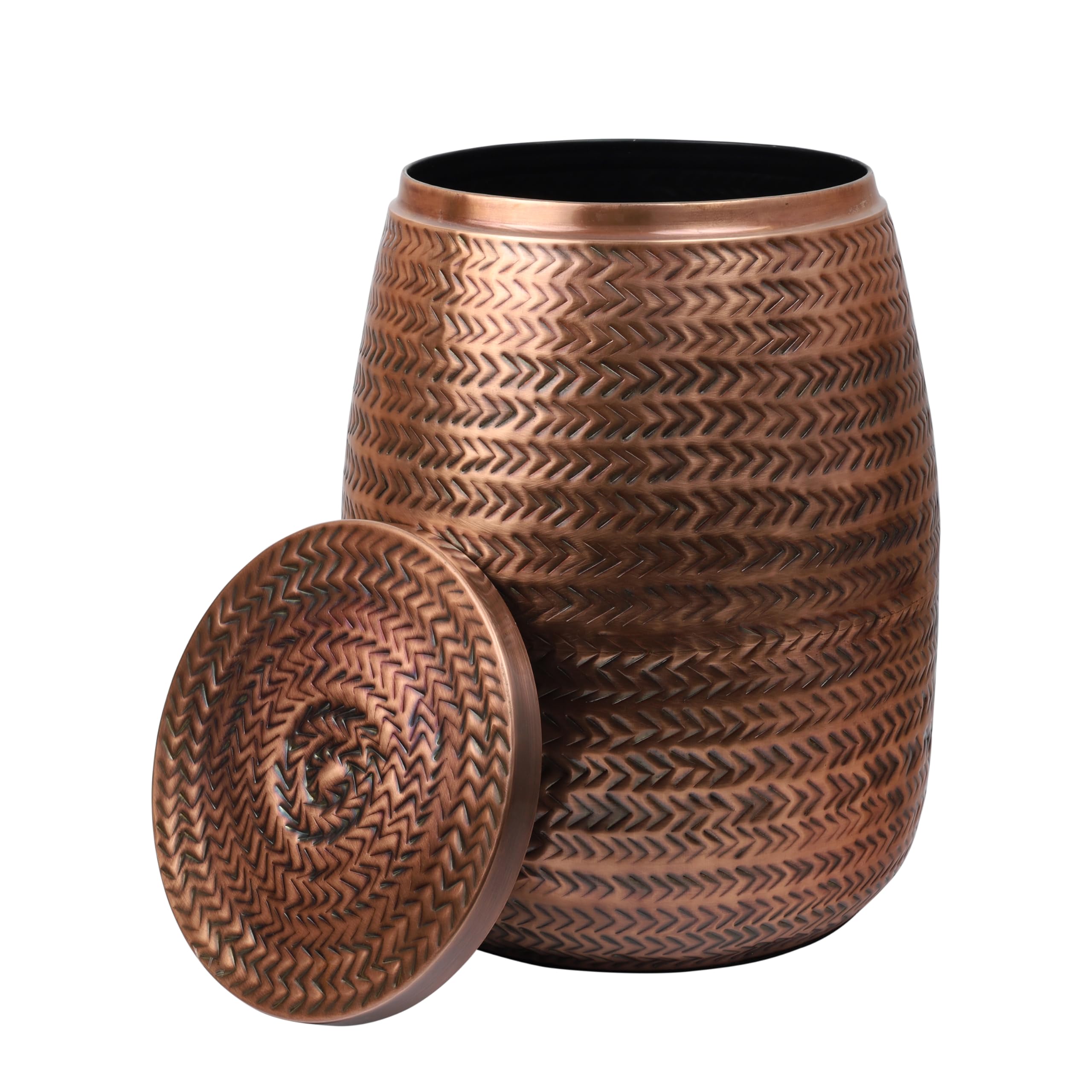 Jasper Metal Drum Storage Side Table