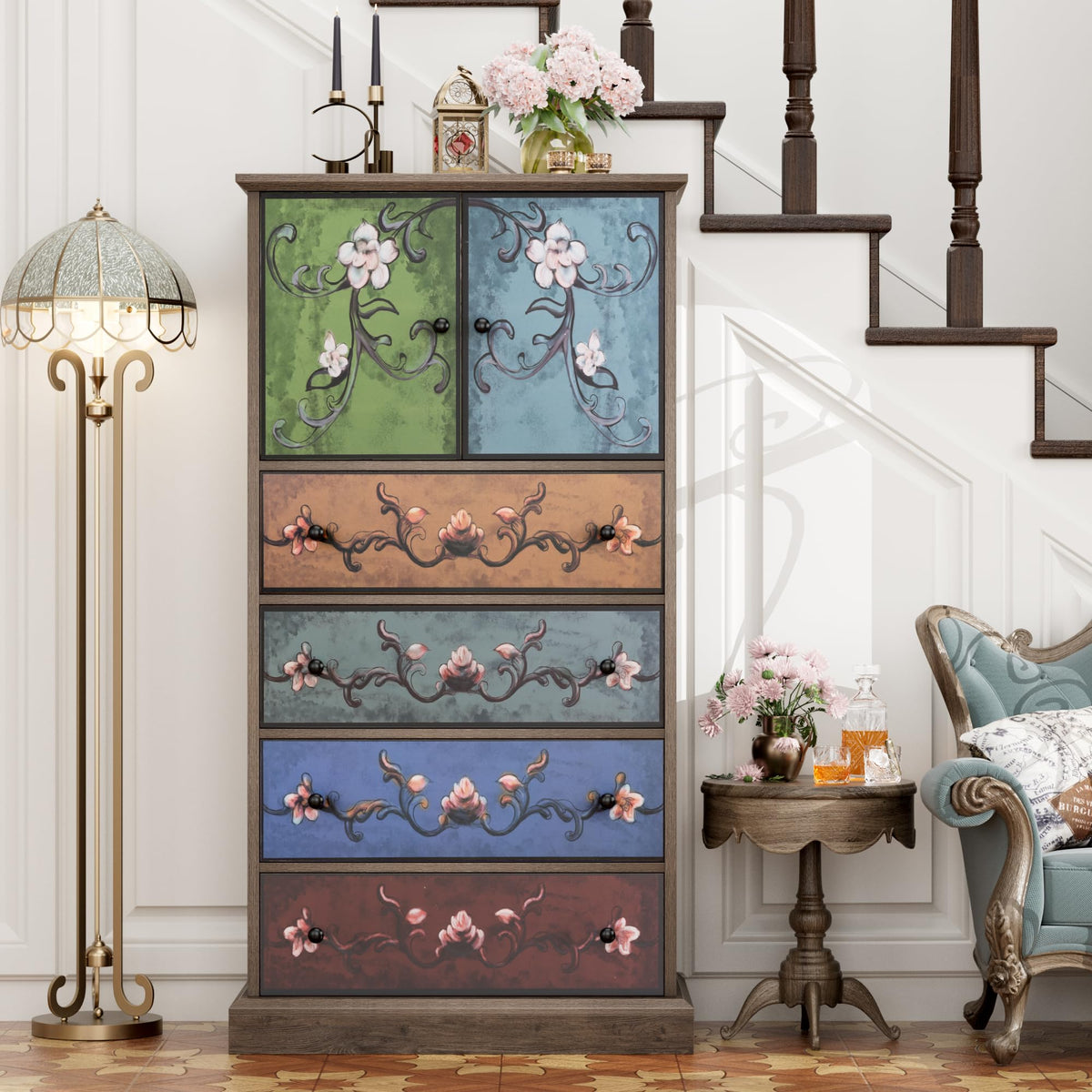 Boho 4-Drawer Dresser
