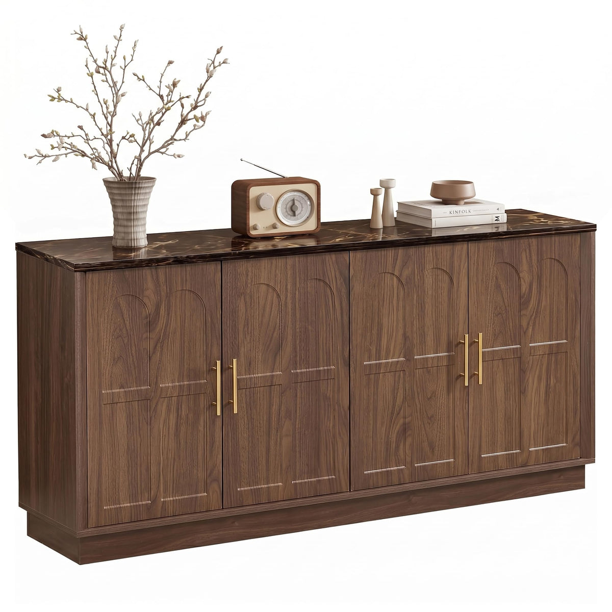 66.5" Sideboard Buffet Cabinet with Storage, Modern Credenza