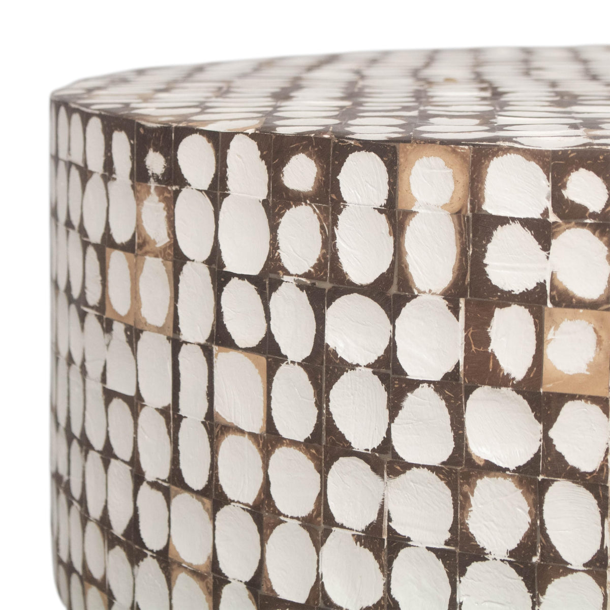 White Round Pedestal Coffee Table