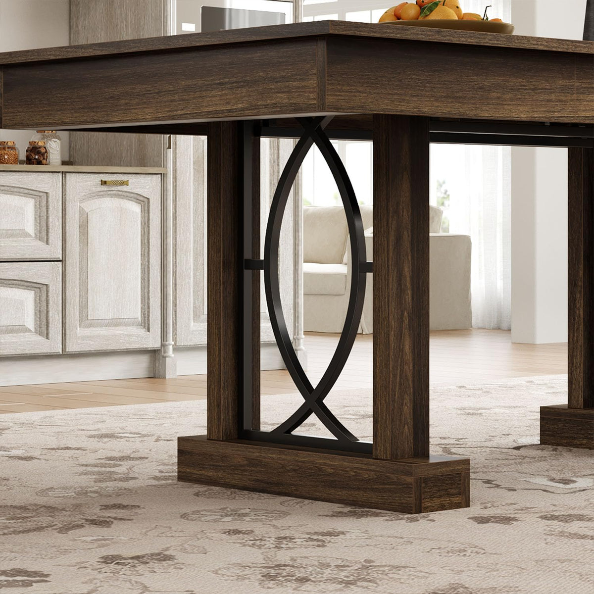 Dining Table with 2 Drawers