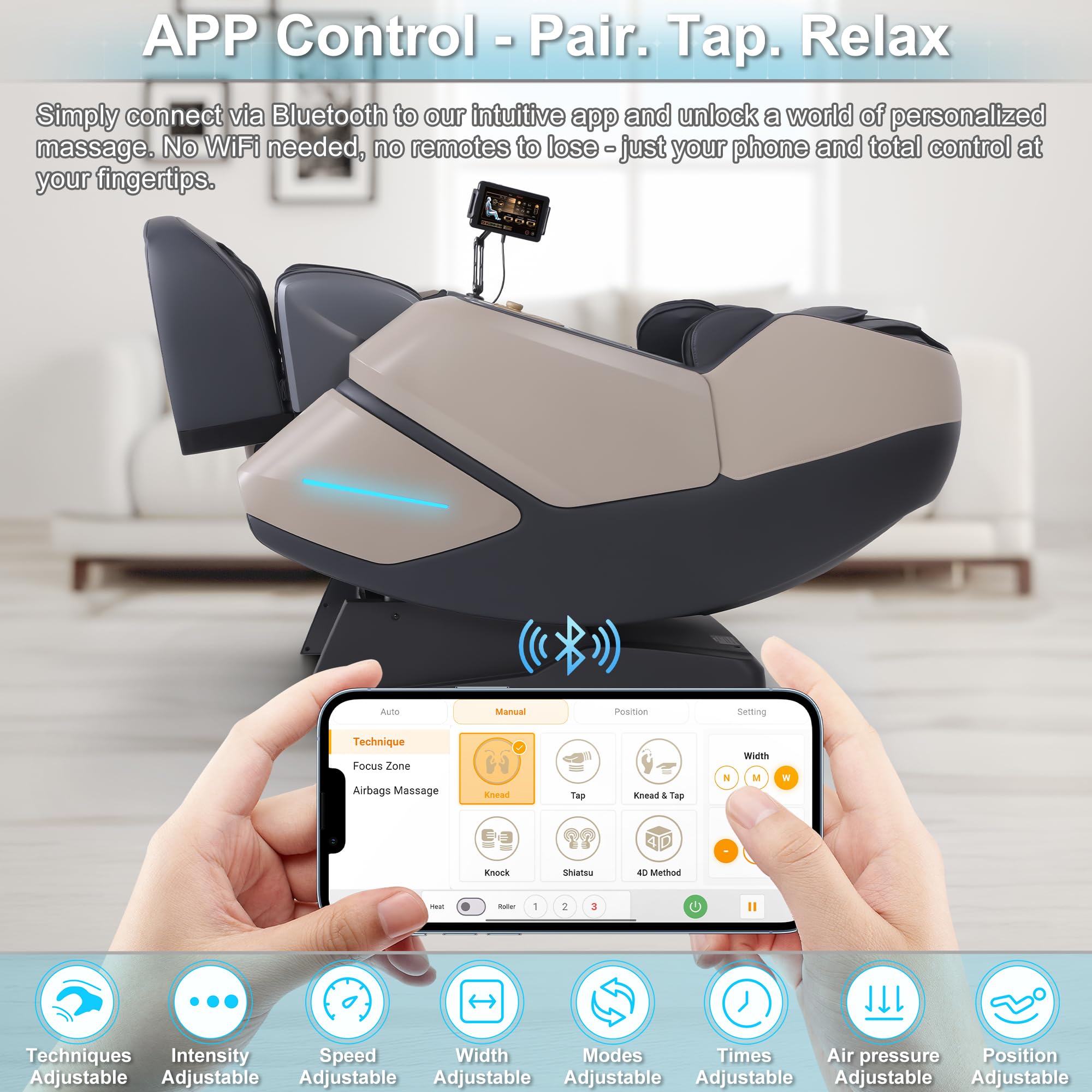 4D Full Body Massage Chair Recliner