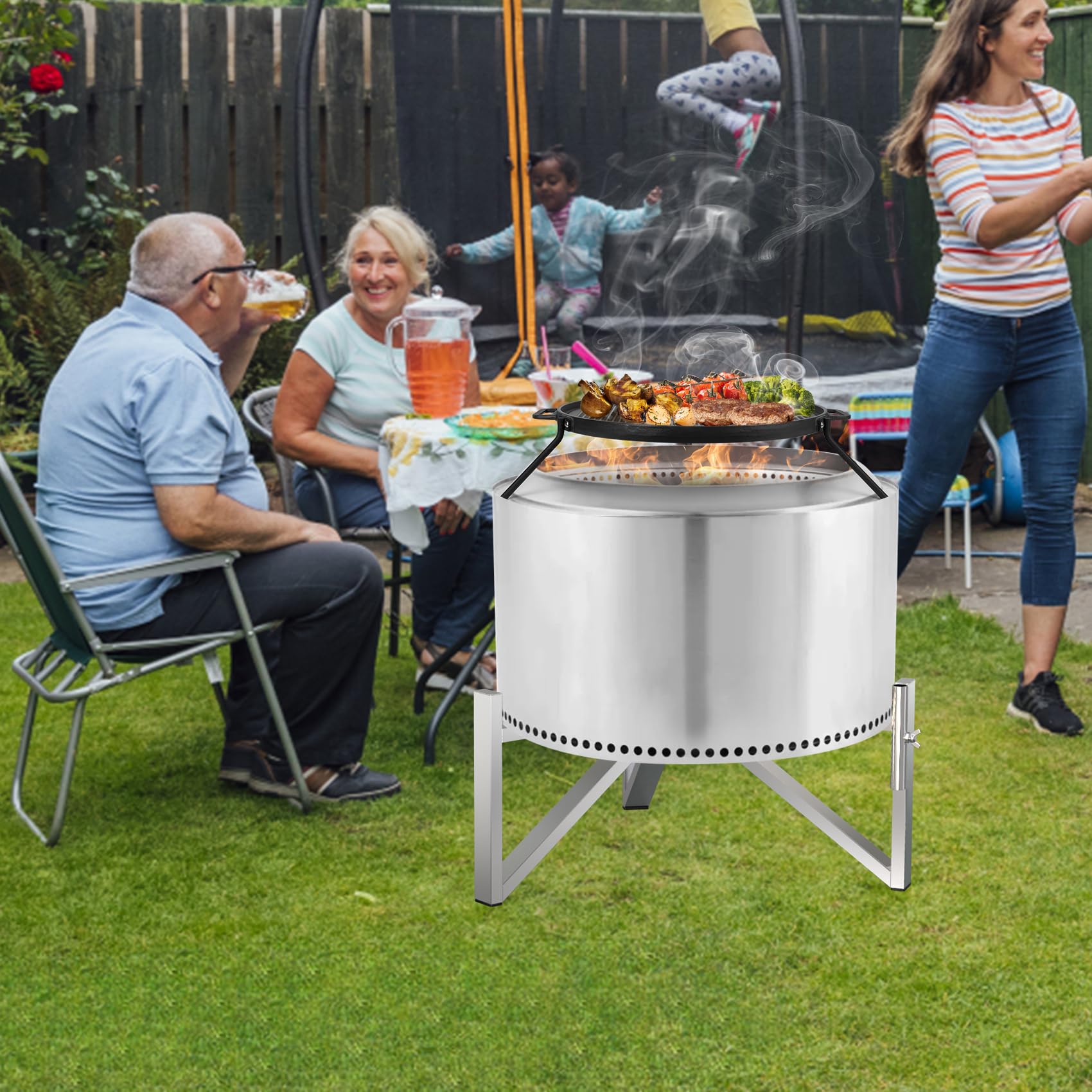 Fire Pit Stand for 27" Outdoor Fire Pits