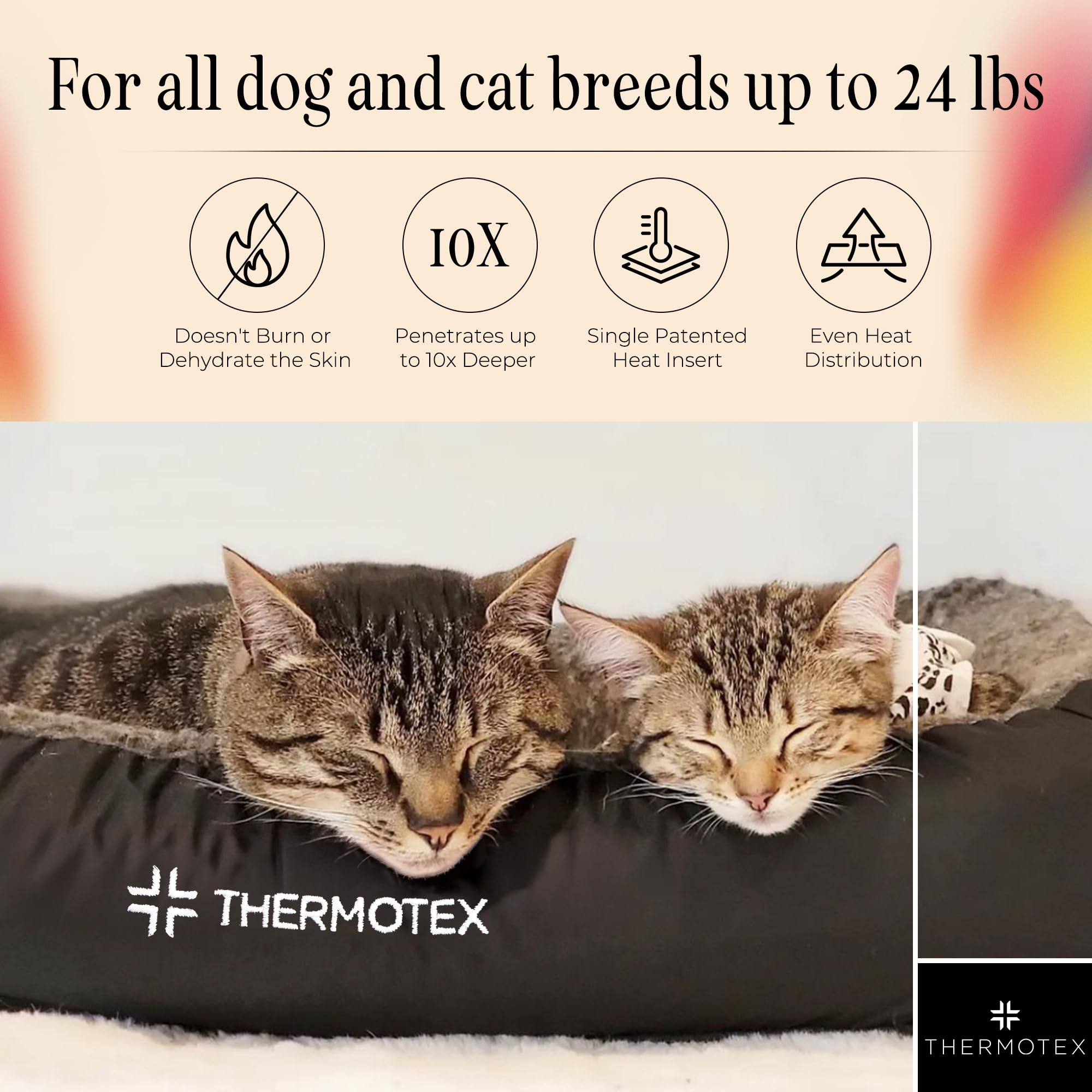 Far Infrared Heated Pet Bed – Pain Relief & Arthritis Support