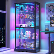 71" Glass Display Cabinet with RGB Lights
