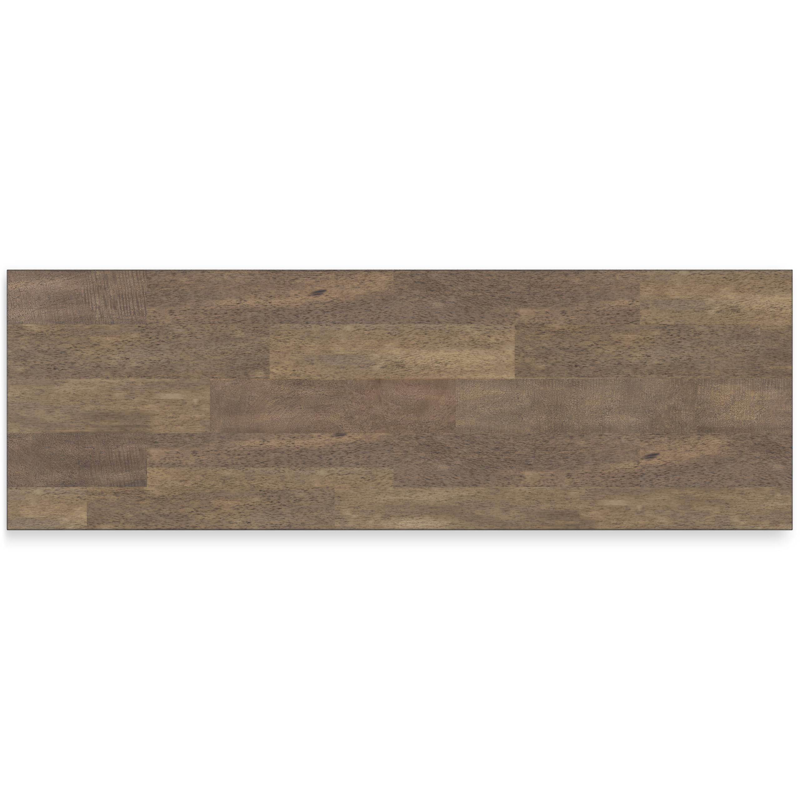Farmhouse Dining Bench – Dark Brown & Black