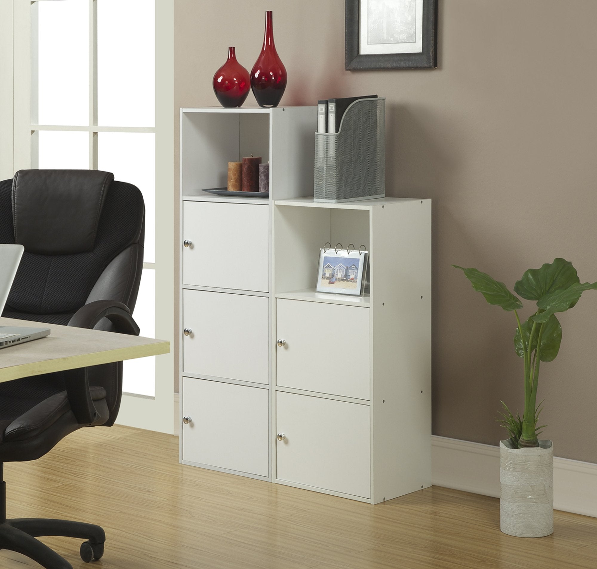 Convenience Concepts 151186W X-Tra Storage 1-Door Cabinet, White