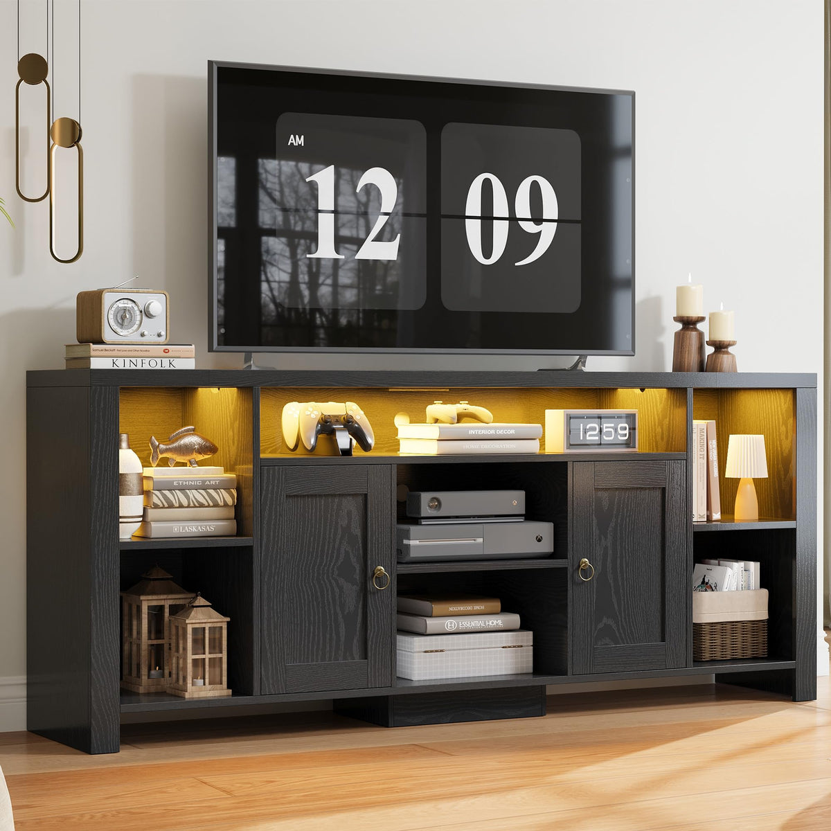 LED TV Stand with Storage