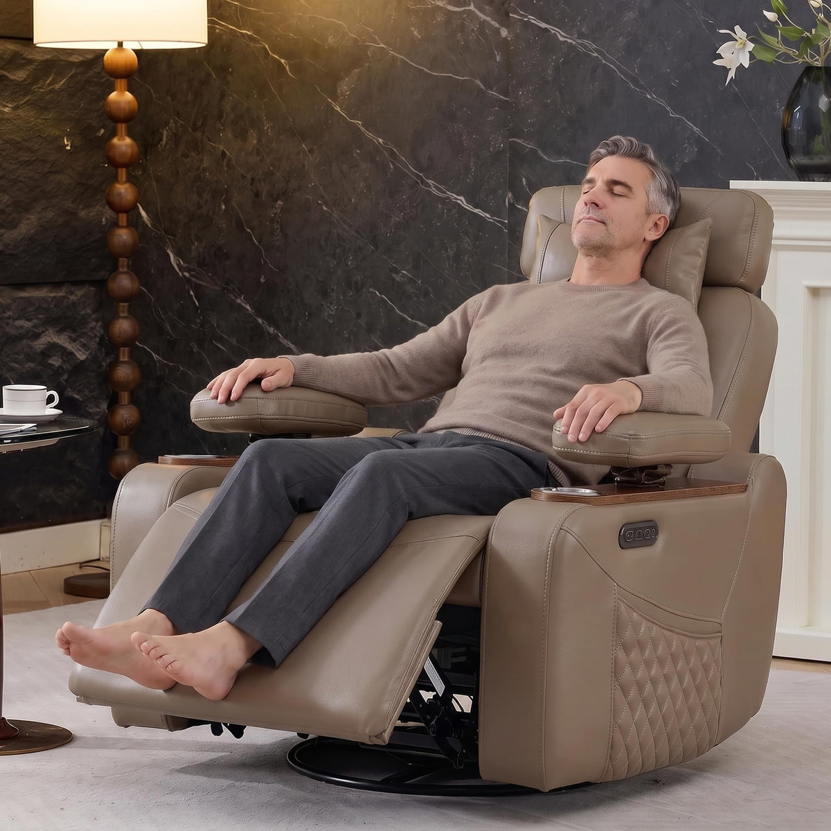 Power Swivel Rocker Recliner