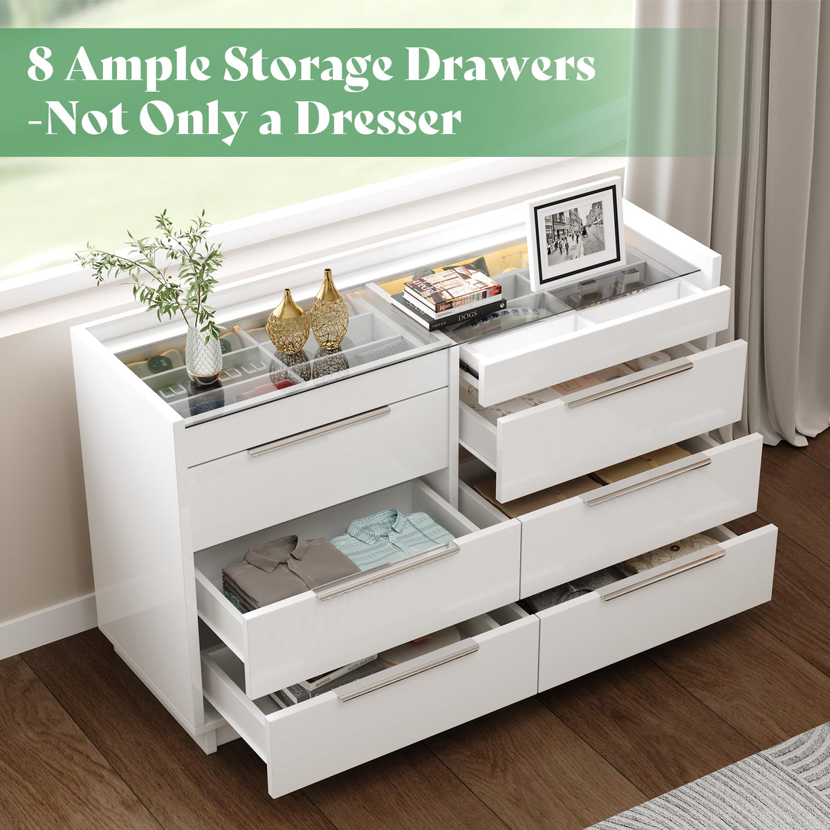 5-Piece King Bedroom Set with Charging Nightstands