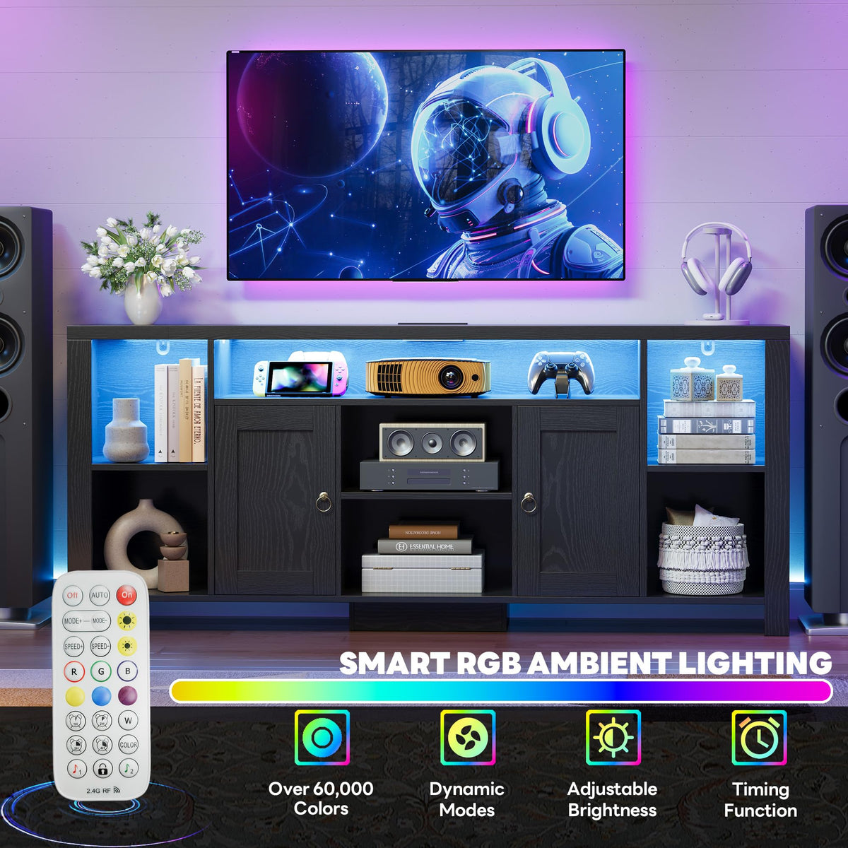 LED TV Stand with Storage