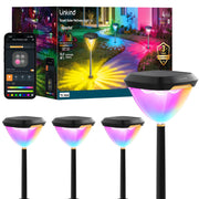 Smart Solar Pathway Lights with App Control