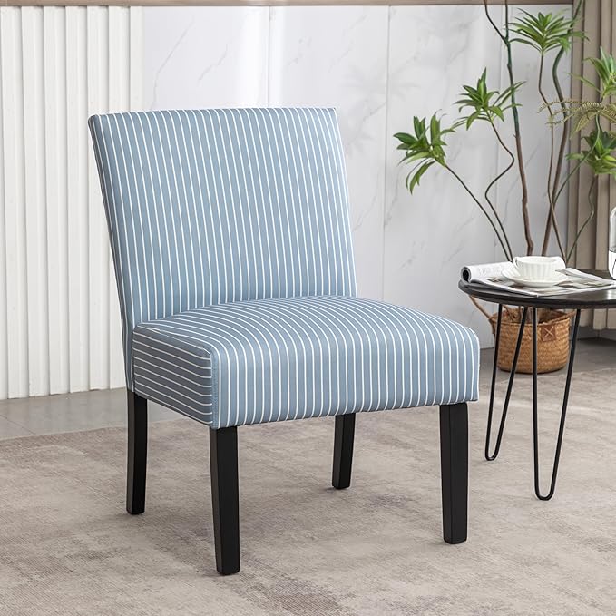 Fabric Armless Accent Chair