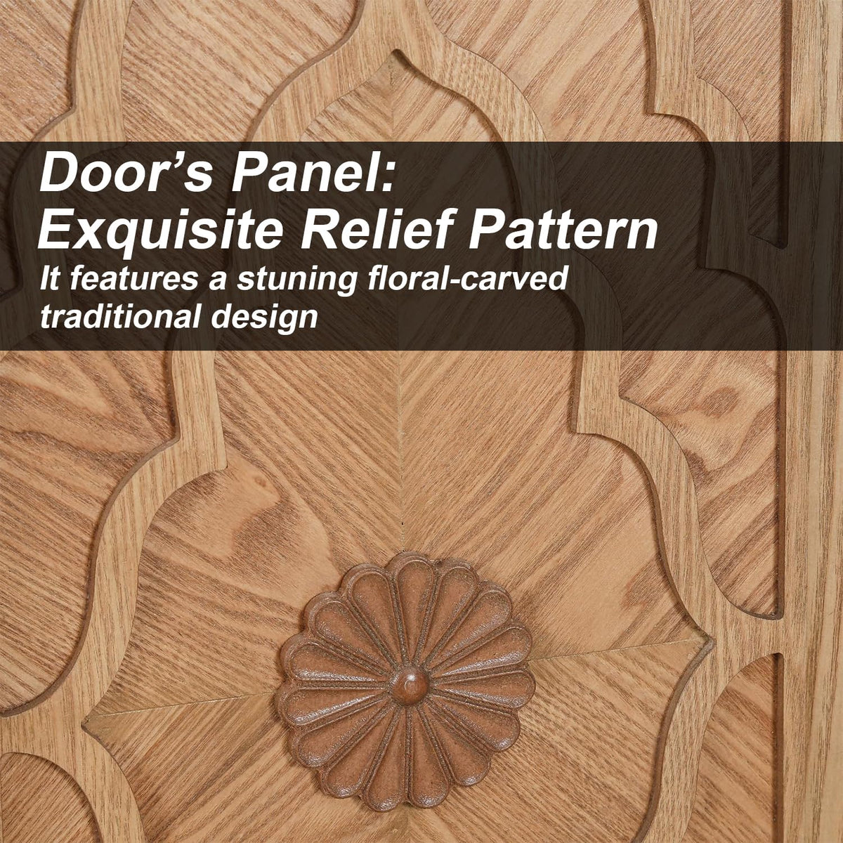 Carved Natural Sideboard