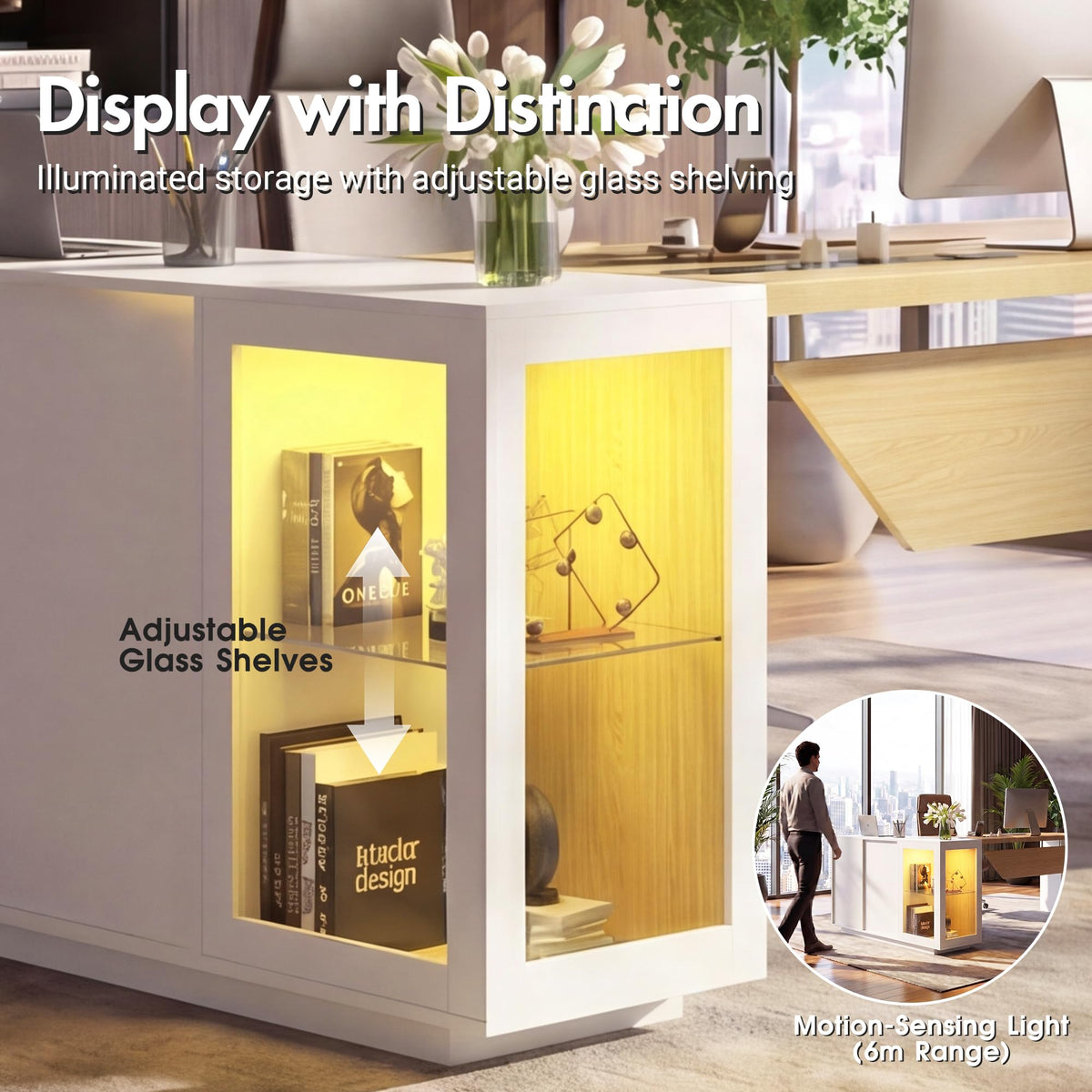 L-Shaped Executive Desk