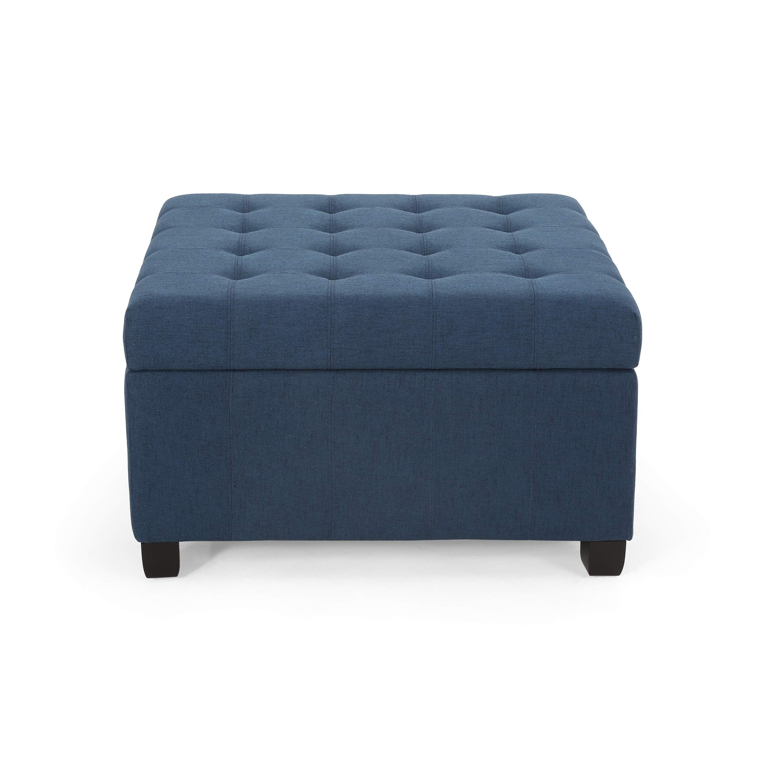 Christopher Knight Home Hedda Tufted Fabric Storage Ottoman