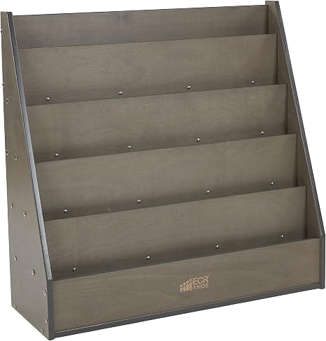 Kids Forward-Facing Bookshelf with Storage
