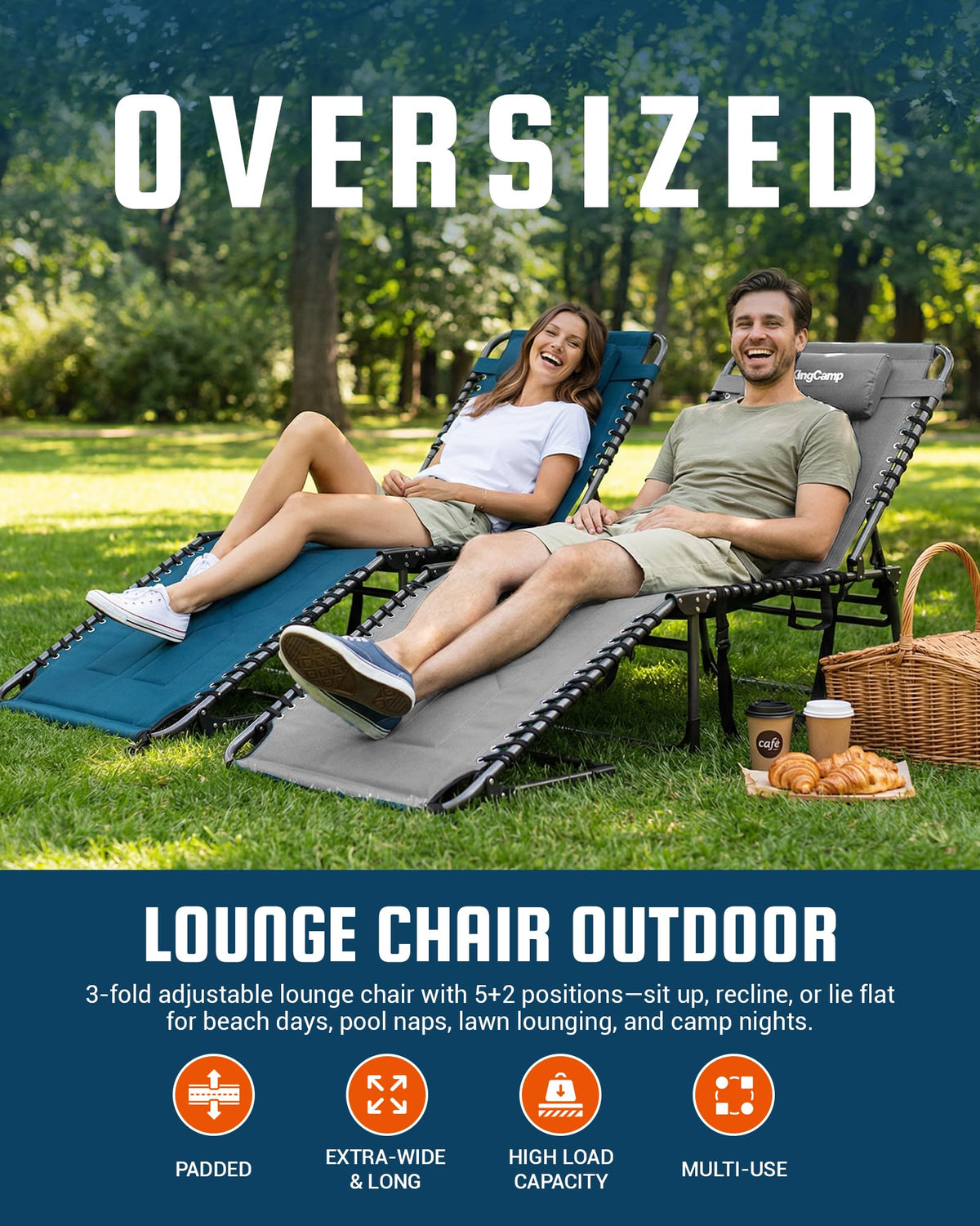Oversized Reclining Lounge Chair