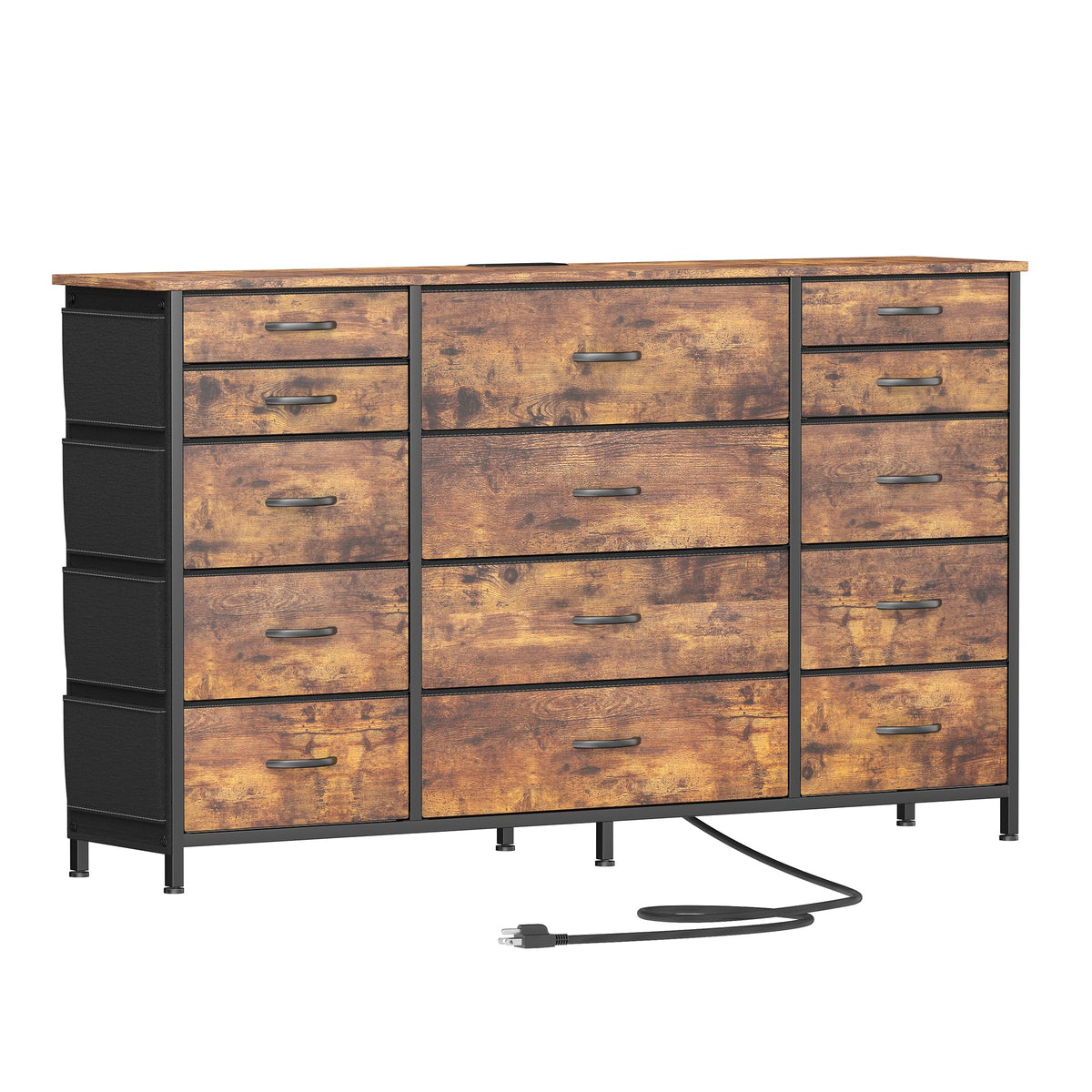 BCLOUDNEST Dresser for Bedroom with 14 Drawers Large Fabric Storage Tower