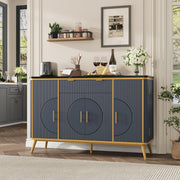 Fluted Buffet Cabinet with Storage
